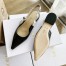 Dior J'Adior Slingback Ballerina Flats In Black Patent Leather