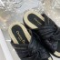 Dior Dtwist Slides In Black Cannage Lambskin
