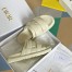 DIor Dio(r)evolution Slides Sandals In White Cannage Calfskin