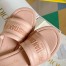 Dior Every-D Slides In Pink Embossed Lambskin