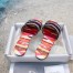Dior Dway Slides In Multicolor Embroidered Cotton
