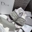 Dior Dway Slides In Grey Toile de Jouy Embroidered Cotton