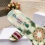 Dior Dway Slides In Green Kaleidiorscopic Embroidered Cotton