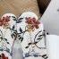 Dior Dway Slides In Rosa Mutabilis Embroidered Cotton
