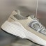 Dior Men's B30 Sneakers In Green Mesh and Ivory Fabric