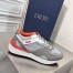 Dior Men's B29 Sneakers In Gray Mesh and Suede