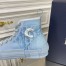 Dior Men's B23 High-top Sneakers In Ligth Blue Oblique Canvas