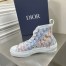 Dior Men's B23 High-top Sneakers In Multicolour Oblique Canvas