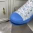 Dior Men's B23 High-top Sneakers In Gradient Blue Oblique Canvas