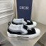 Dior Men's B23 Slip-On Sneakers In Black Shawn Canvas 