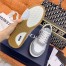 Dior Men's B27 Low-top Sneakers In Grey Calfskin