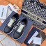 Dior Men's B27 Low-top Sneakers In Black Calfskin