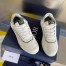 Dior & Shawn Men's B27 Low-Top Sneakers In White Leather