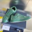 Dior Men's B27 World Tour Sneakers In Green Leather