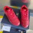 Dior Men's B27 World Tour Sneakers In Red Leather