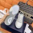 Dior Men's B27 Low-top Sneakers In White Calfskin
