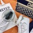 Dior Men's B27 High-top Sneakers In White Calfskin