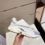 Dior Men's B22 Sneakers In White Leather and White Mesh