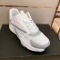 Dior Men's B22 Sneakers In White Leather and White Mesh