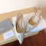 Dior J'Adior Slingback Pumps 65mm In Grey Toile de Jouy Cotton