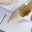 Dior J'Adior Slingback Pumps 65mm In Pink Toile de Jouy Cotton
