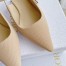 Dior J'Adior Slingback Pumps 65mm In Nude Technical Fabric