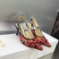 Dior J'Adior Slingback Pumps 65mm In Pink Toile de Jouy Voyage Motif