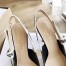 Dior J'Adior Slingback Pumps 100mm In Black Patent Calfskin