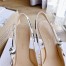 Dior J'Adior Slingback Pumps 100mm In Nude Patent Calfskin