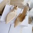 Dior J'Adior Slingback Pumps 100mm In Nude Patent Calfskin