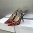 Dior J'Adior Slingback Pumps 100mm In Pink Toile de Jouy Voyage Motif