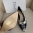 Dior J'Adior Pumps 65mm In Black and White Tartan Fabric