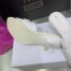 Dior Dio(r)evolution Heeled Slides In White Calfskin