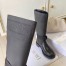 Dior D-Major Boots In Black Fabric And Calfskin