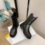 Dior Trial Ankle Chelsea Boots In Black Calfskin