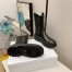 Dior Trial Ankle Chelsea Boots In Black Calfskin