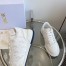 Dior One Sneakers In White Oblique Perforated Calfskin