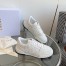 Dior One Sneakers In White Oblique Perforated Calfskin