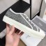 Dior Walk'n'Dior Sneakers In Grey Cannage Cotton