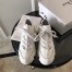 Dior D-Connect Sneakers In White Technical Fabric