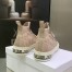 Dior Walk'n'Dior Mid-top Sneakers In Nude Macrocannage Technical Mesh