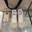 Golden Goose Women's Mid Star Sneakers with Pink-gold Glitter