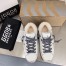 Golden Goose Women's Super-Star Shearling Sneakers with Leopard Laces