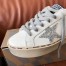 Golden Goose Women's Hi-Star Sneakers with Glitter Star and Pink Heel