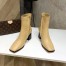 Jimmy Choo Bryelle 65mm Ankle Boots In Beige Leather