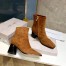 Jimmy Choo Bryelle 65mm Ankle Boots In Brown Suede