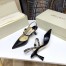 Jimmy Choo Ray 65mm Slingback Pumps In Black Leather