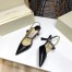 Jimmy Choo Ray 65mm Slingback Pumps In Black Leather