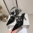 Jimmy Choo Azia Pumps 95mm in Black Patent Leather