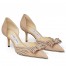 Jimmy Choo Kaitence 85mm Pumps In Beige Suede Leather